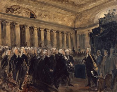 Mirabeau e Dreux-Brézé da Ferdinand Victor Eugene Delacroix